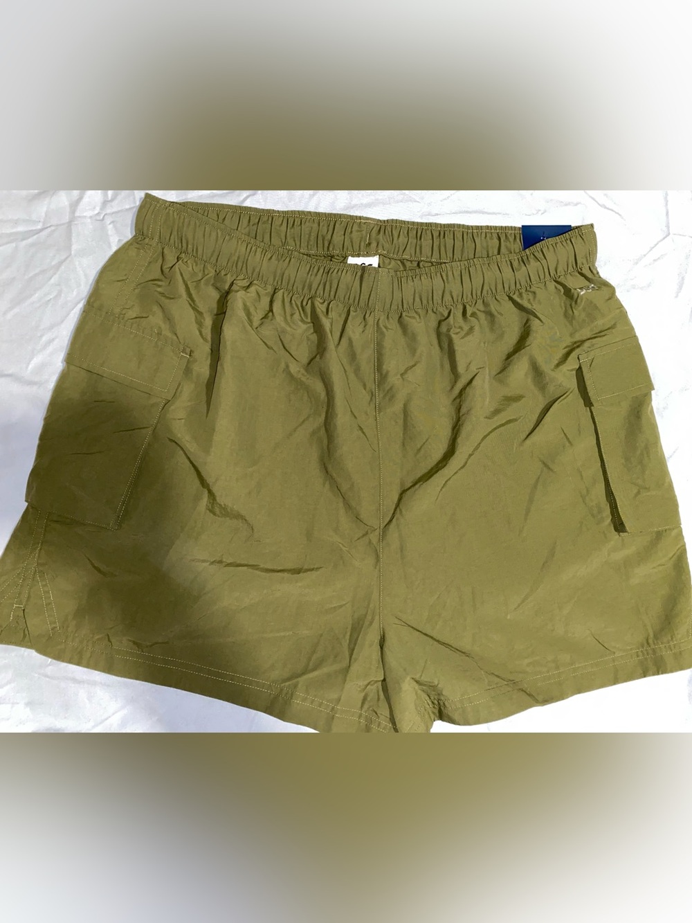DSG Olive Green Men's Cargo Swim Shorts